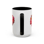 Teaching is Love Valentine’s Accent Coffee Mug (11oz, 15oz)