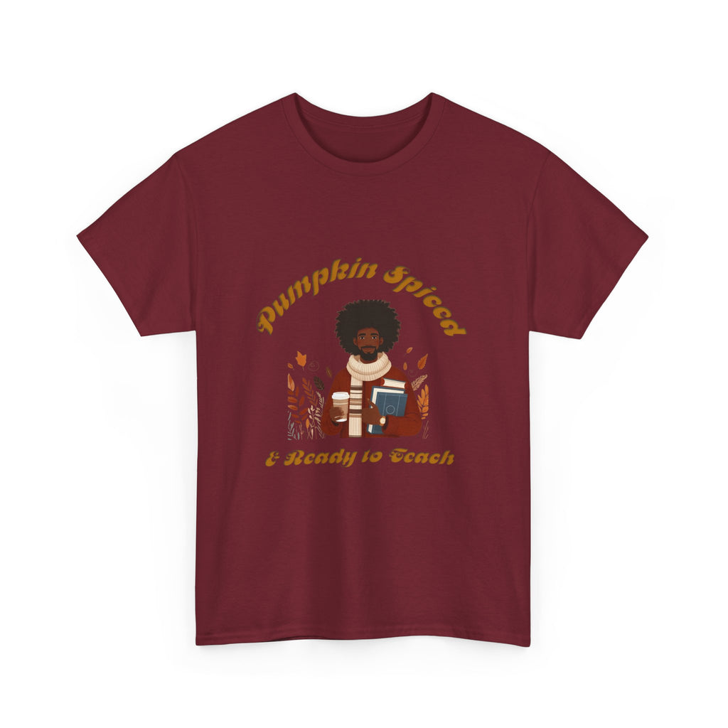 Pumpkin Spiced 4 Unisex Heavy Cotton Tee