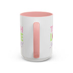 Teach Love Inspire Accent Coffee Mug