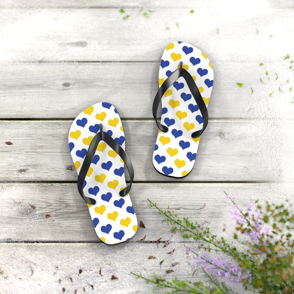 Flip Flops Spring Hearts