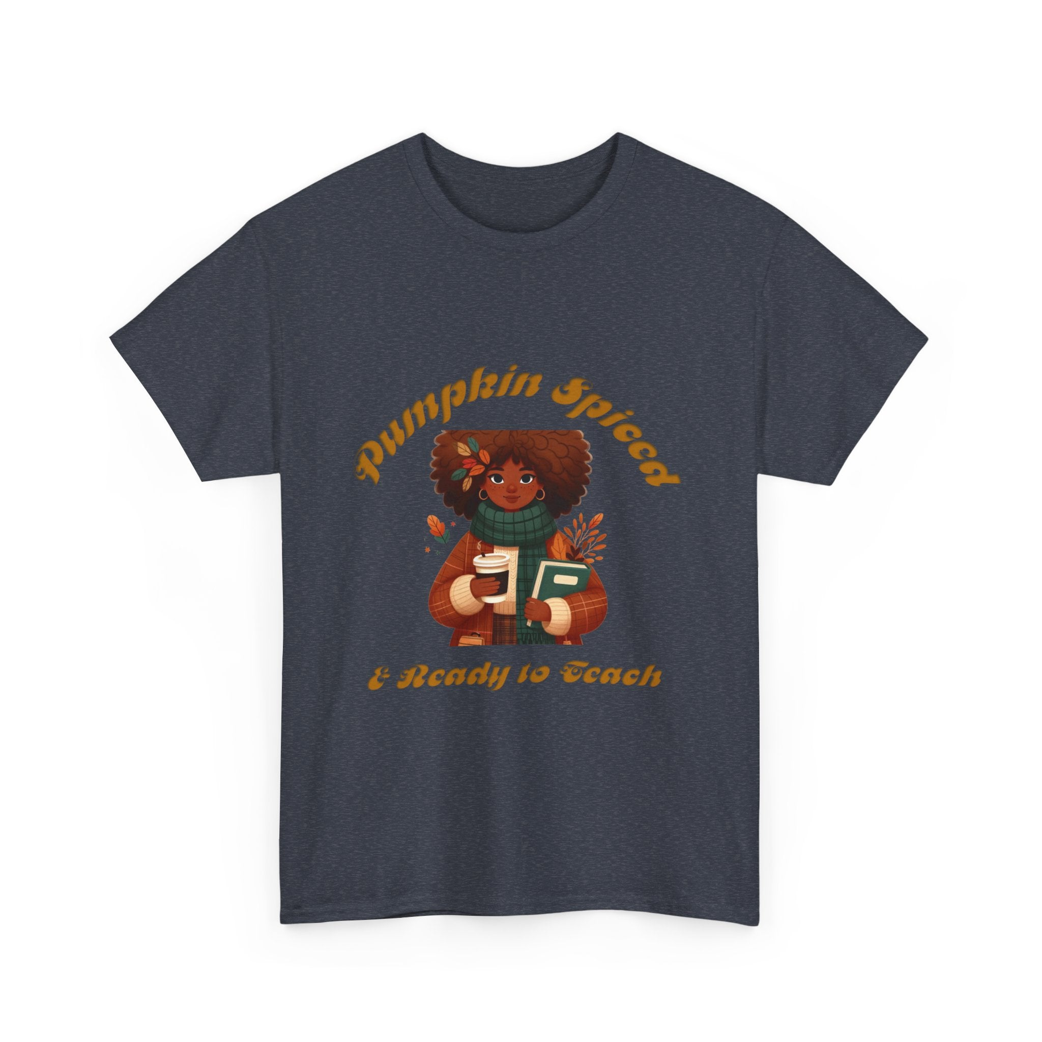 Pumpkin Spiced 5 Unisex Heavy Cotton Tee
