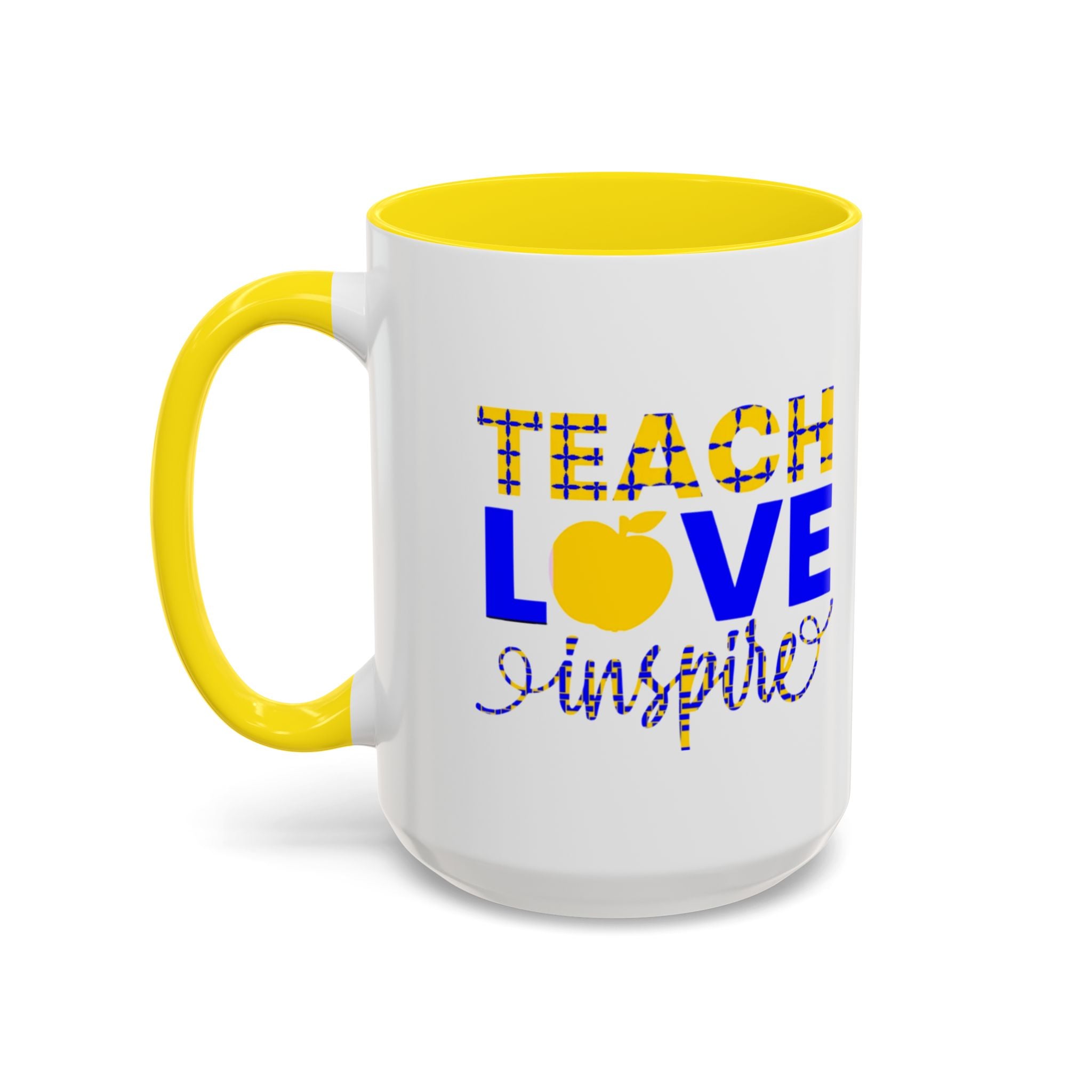 Teach Love Inspire Accent Coffee Mug