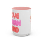 Love Learn Lead Valentine’s Accent Coffee Mug (11oz, 15oz)