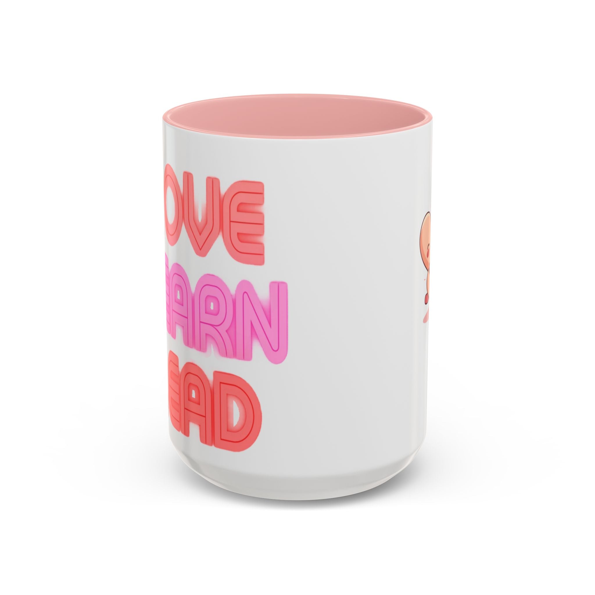 Love Learn Lead Valentine’s Accent Coffee Mug (11oz, 15oz)