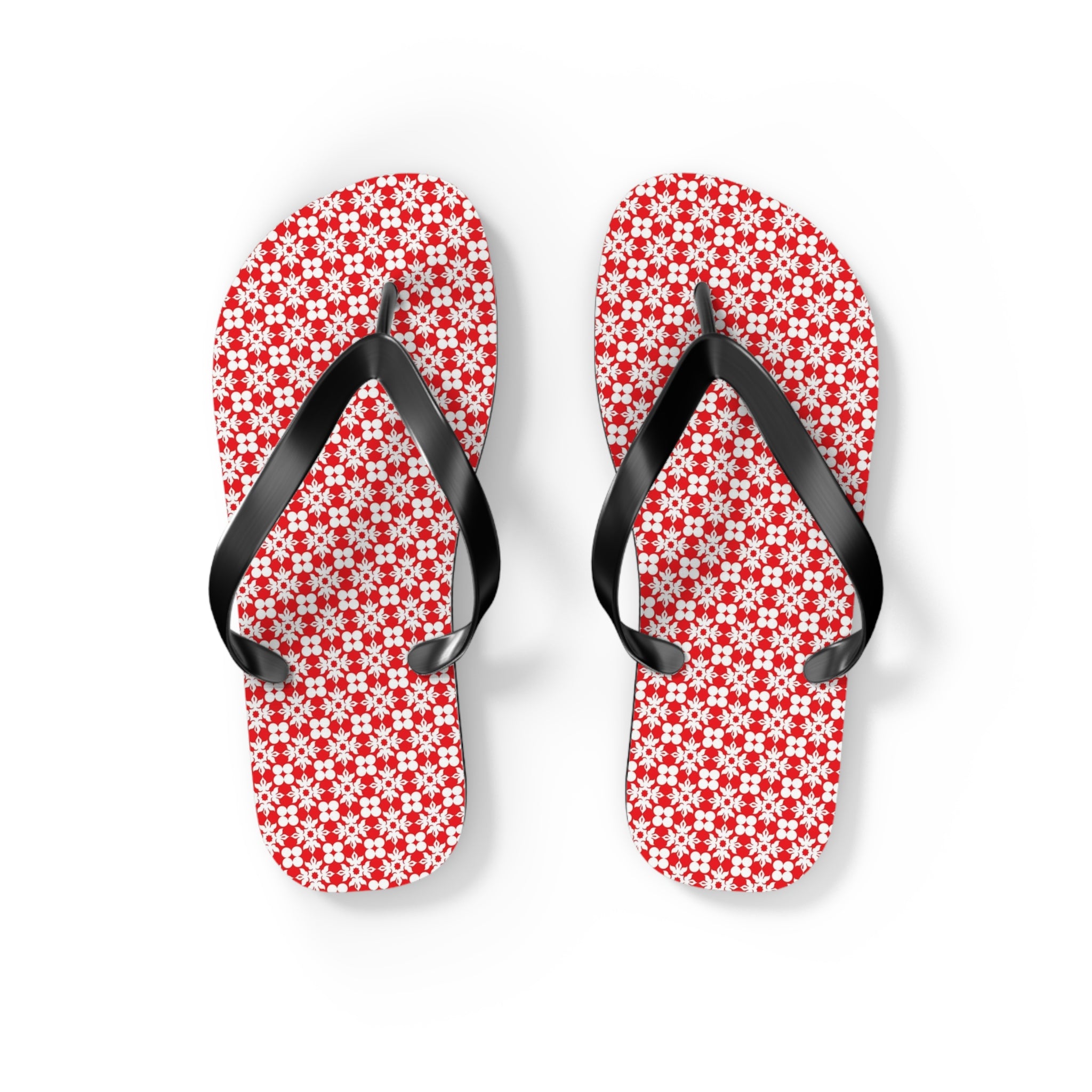 Flip Flops Flowery Red