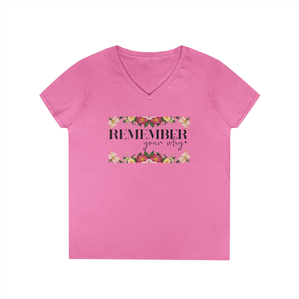 Remember Your Why V-Neck T-Shirt