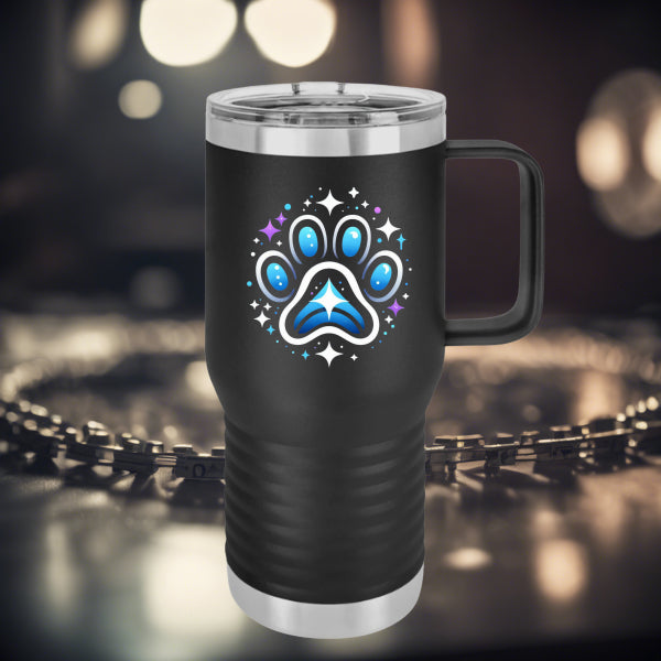 Paw Print Travel Mug, 20oz (Early Access Item)