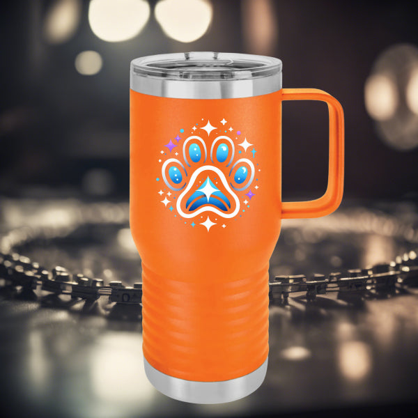 Paw Print Travel Mug, 20oz (Early Access Item)