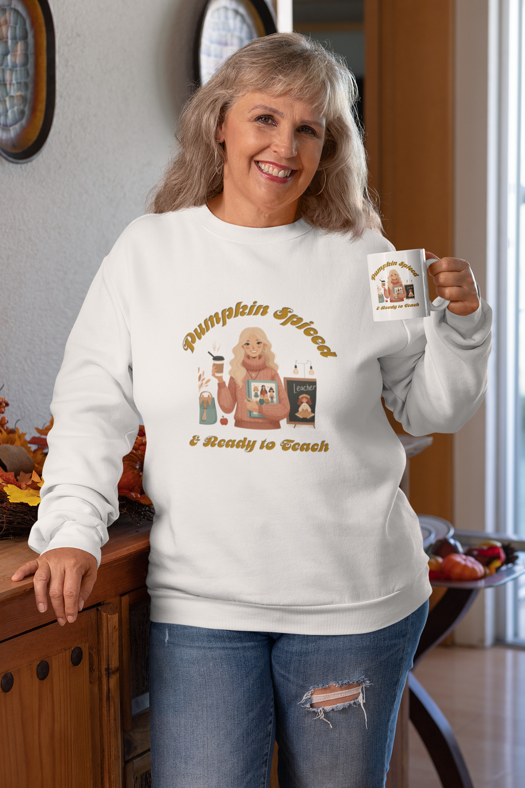 Pumpkin Spiced 6 Long Sleeve Tee