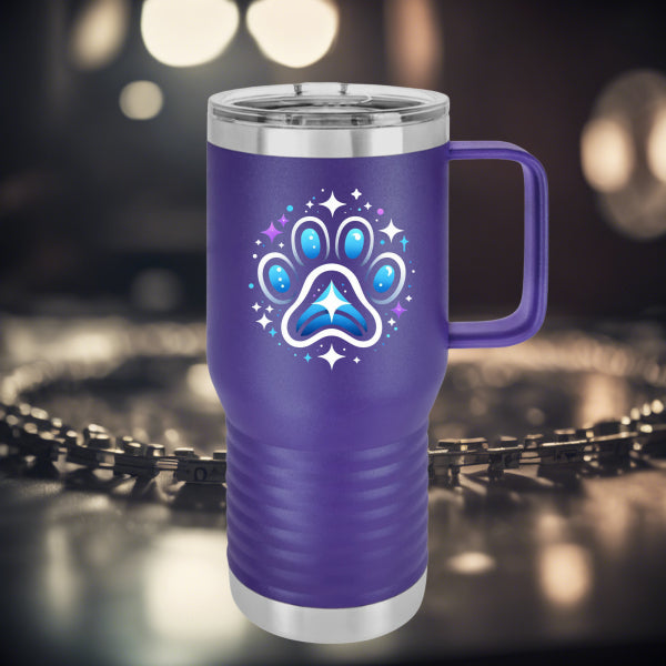 Paw Print Travel Mug, 20oz (Early Access Item)