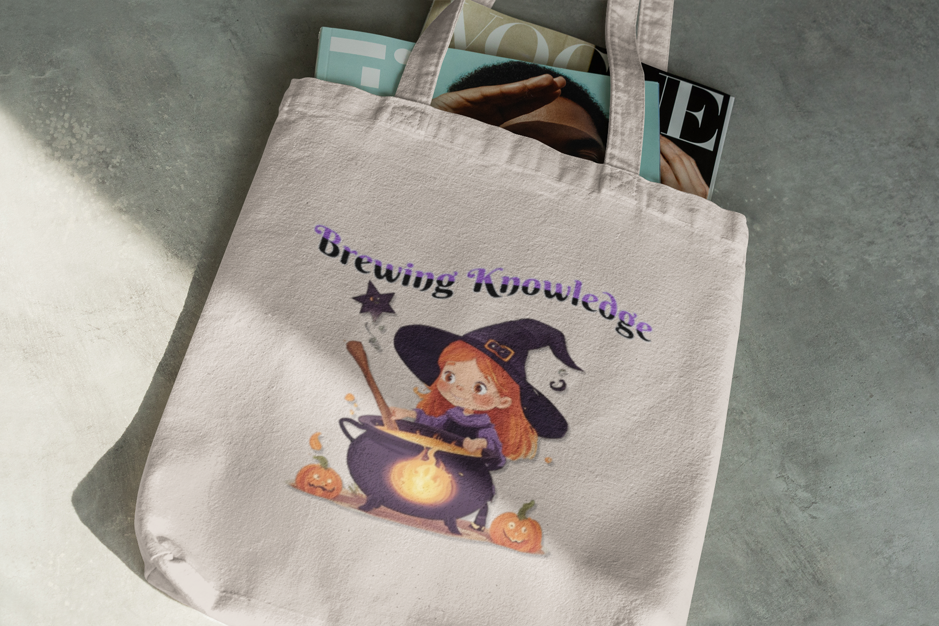 Brewing Knowledge 2 Cotton Canvas Tote Bag