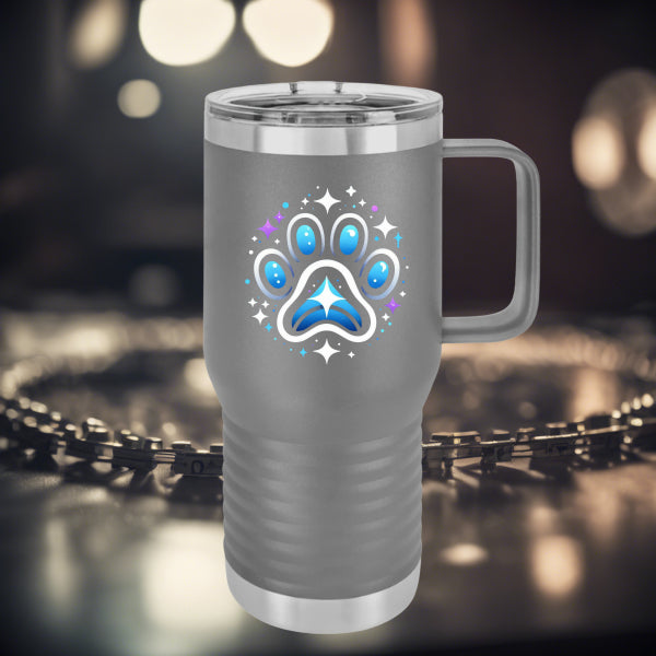 Paw Print Travel Mug, 20oz (Early Access Item)