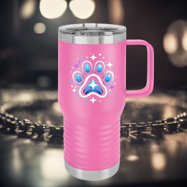 Paw Print Travel Mug, 20oz (Early Access Item)