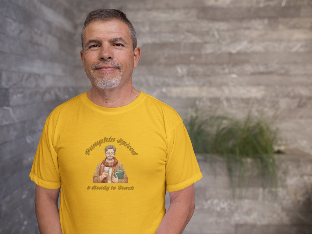 Pumpkin Spiced 7 Unisex Heavy Cotton Tee