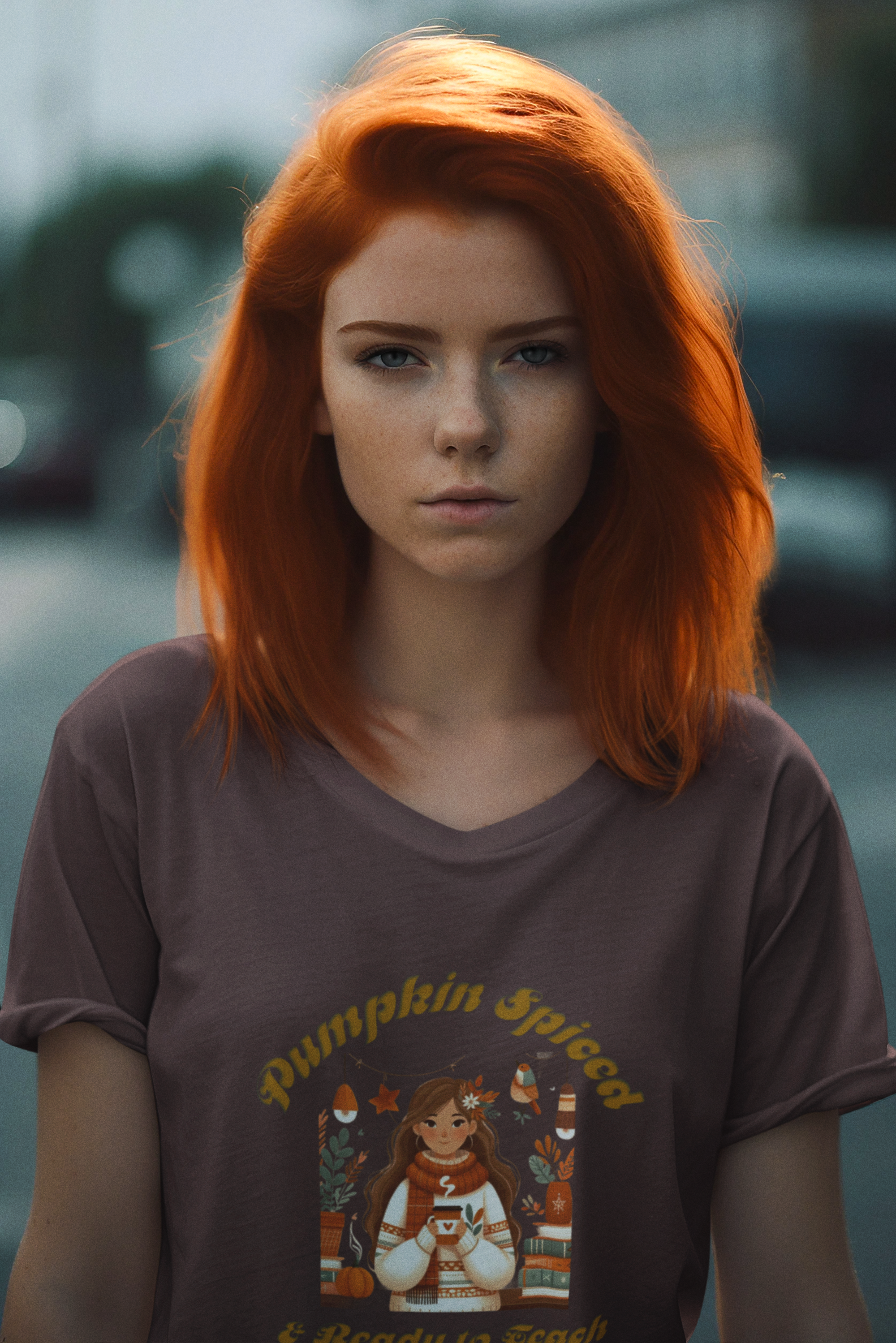 Pumpkin Spiced 3 Unisex Heavy Cotton Tee